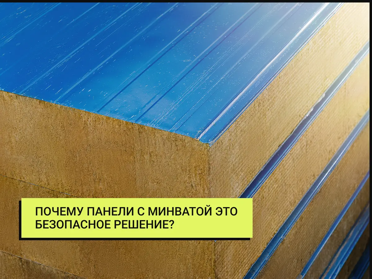 Панели с наполнителем из минеральной ваты 